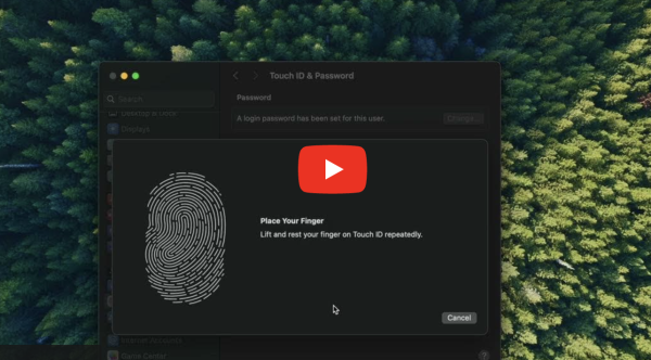 Can't Remember the New Password? Touch ID is an Option